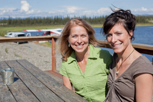 Jamie Klaes (right) and her mother Lynda